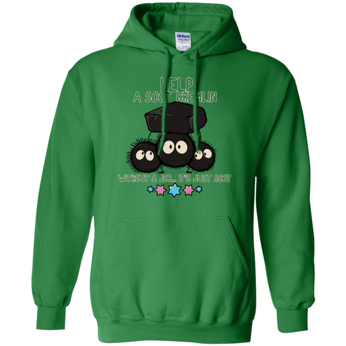 Sweatshirts Irish Green / Small HELP A SOOT GREMLIN Pullover Hoodie