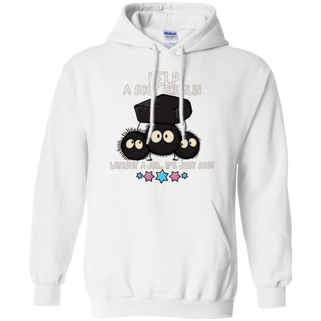 Sweatshirts White / Small HELP A SOOT GREMLIN Pullover Hoodie