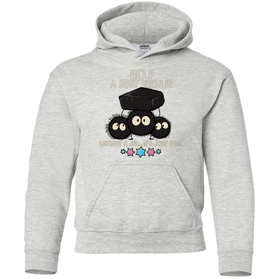 Sweatshirts Ash / YS HELP A SOOT GREMLIN Youth Hoodie