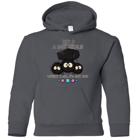 Sweatshirts Charcoal / YS HELP A SOOT GREMLIN Youth Hoodie