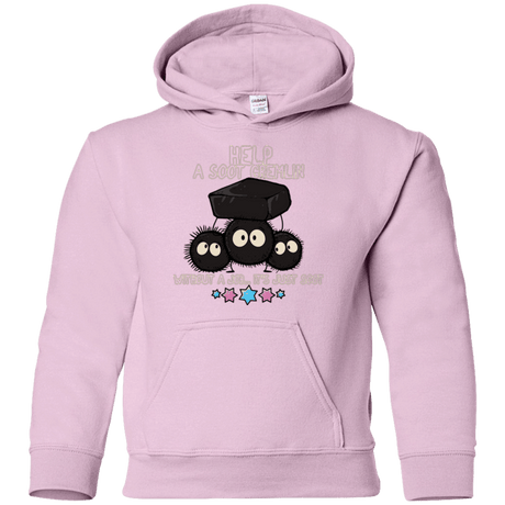 Sweatshirts Light Pink / YS HELP A SOOT GREMLIN Youth Hoodie