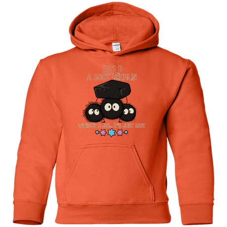 Sweatshirts Orange / YS HELP A SOOT GREMLIN Youth Hoodie