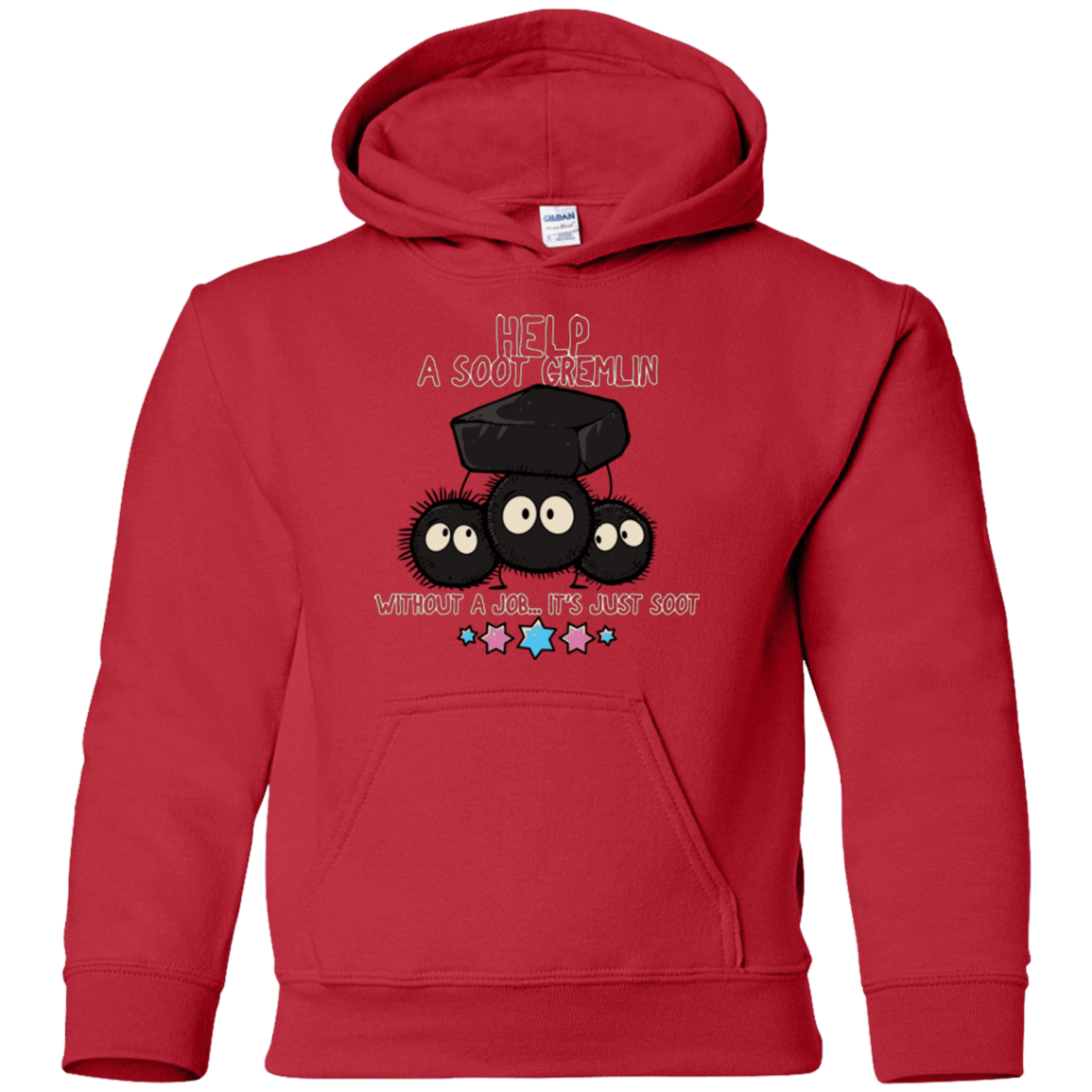 Sweatshirts Red / YS HELP A SOOT GREMLIN Youth Hoodie