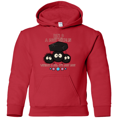 Sweatshirts Red / YS HELP A SOOT GREMLIN Youth Hoodie