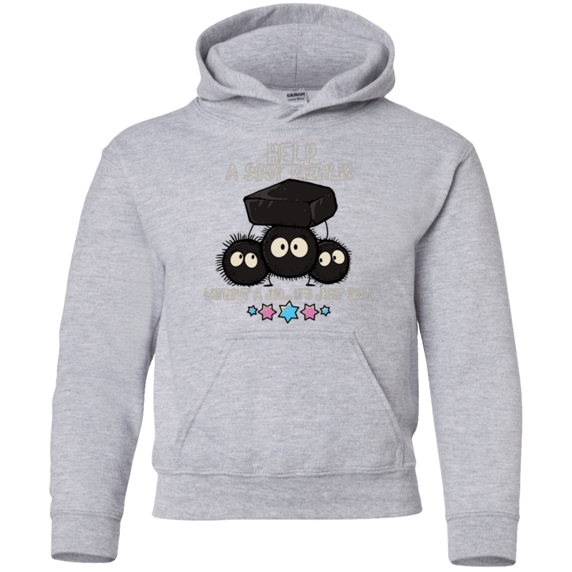 Sweatshirts Sport Grey / YS HELP A SOOT GREMLIN Youth Hoodie