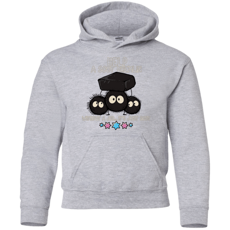 Sweatshirts Sport Grey / YS HELP A SOOT GREMLIN Youth Hoodie
