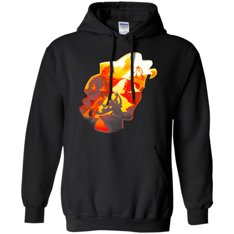 Sweatshirts Black / S Hercules Silhouette Pullover Hoodie