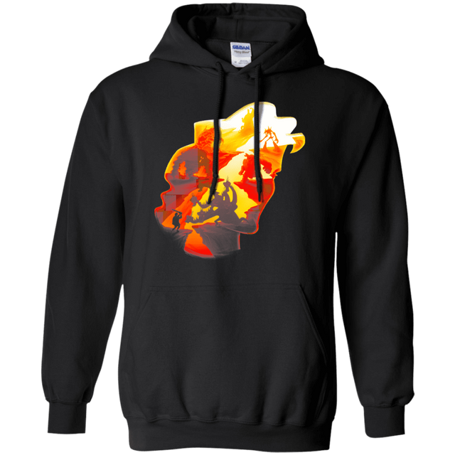 Sweatshirts Black / S Hercules Silhouette Pullover Hoodie