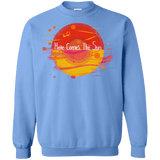 Sweatshirts Carolina Blue / S Here Comes The Sun (1) Crewneck Sweatshirt
