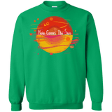 Sweatshirts Irish Green / S Here Comes The Sun (1) Crewneck Sweatshirt