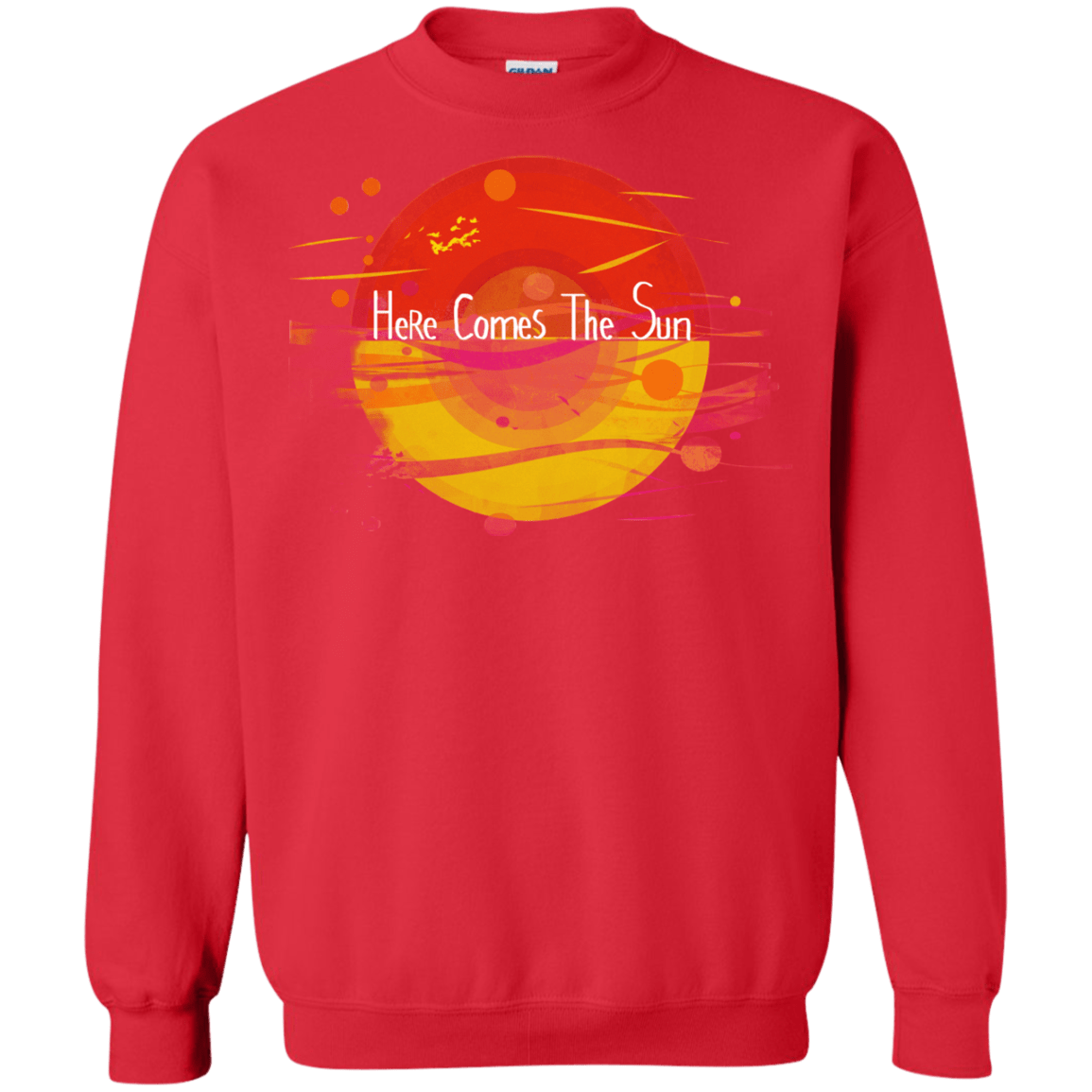 Sweatshirts Red / S Here Comes The Sun (1) Crewneck Sweatshirt