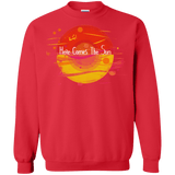 Sweatshirts Red / S Here Comes The Sun (1) Crewneck Sweatshirt