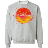 Sweatshirts Sport Grey / S Here Comes The Sun (1) Crewneck Sweatshirt