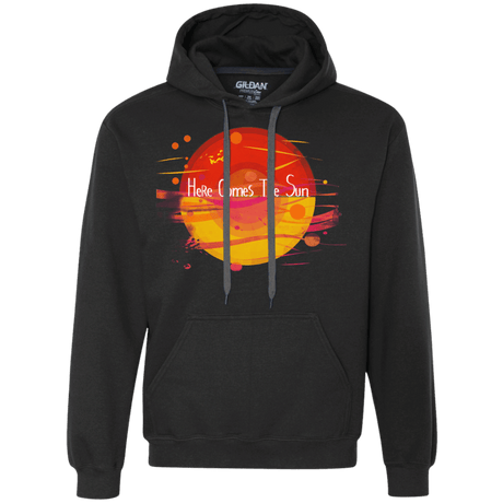 Sweatshirts Black / S Here Comes The Sun (1) Premium Fleece Hoodie