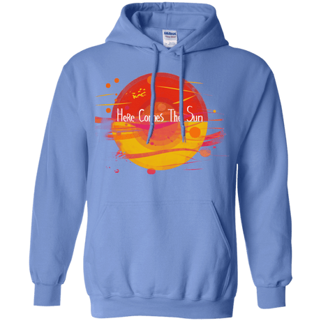 Sweatshirts Carolina Blue / S Here Comes The Sun (1) Pullover Hoodie