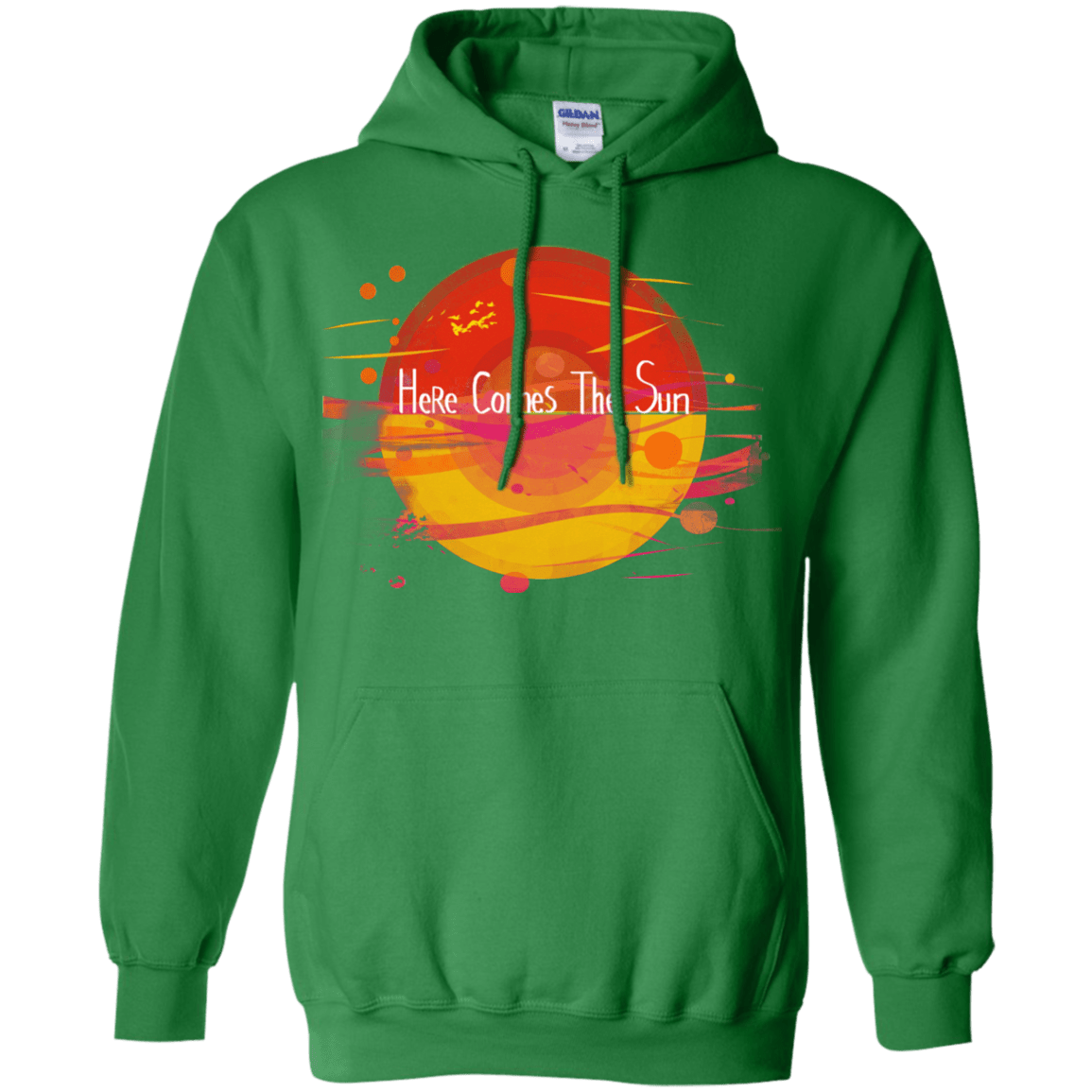 Sweatshirts Irish Green / S Here Comes The Sun (1) Pullover Hoodie