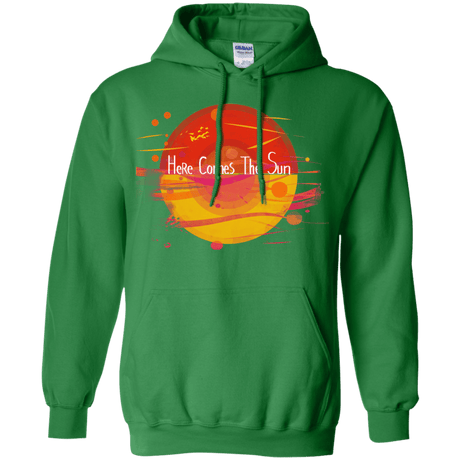 Sweatshirts Irish Green / S Here Comes The Sun (1) Pullover Hoodie