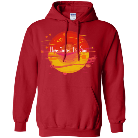 Sweatshirts Red / S Here Comes The Sun (1) Pullover Hoodie