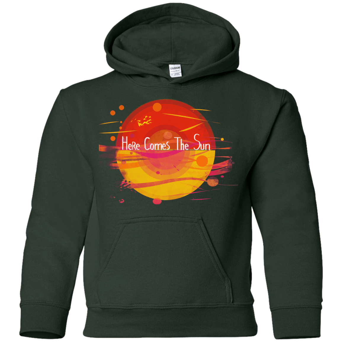 Sweatshirts Forest Green / YS Here Comes The Sun (1) Youth Hoodie