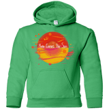 Sweatshirts Irish Green / YS Here Comes The Sun (1) Youth Hoodie