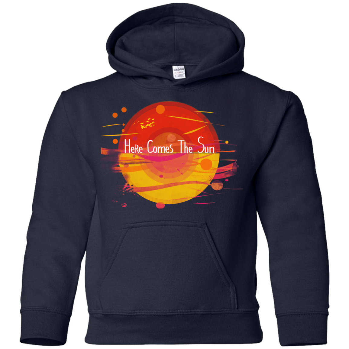 Sweatshirts Navy / YS Here Comes The Sun (1) Youth Hoodie