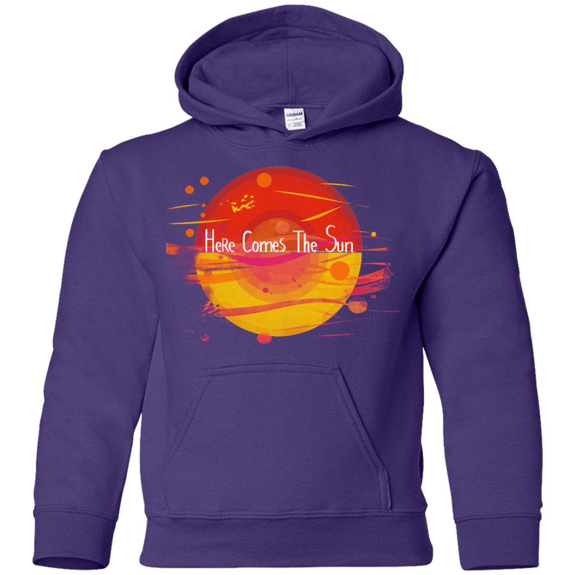 Sweatshirts Purple / YS Here Comes The Sun (1) Youth Hoodie
