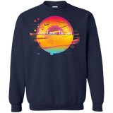 Sweatshirts Navy / S Here Comes The Sun (2) Crewneck Sweatshirt