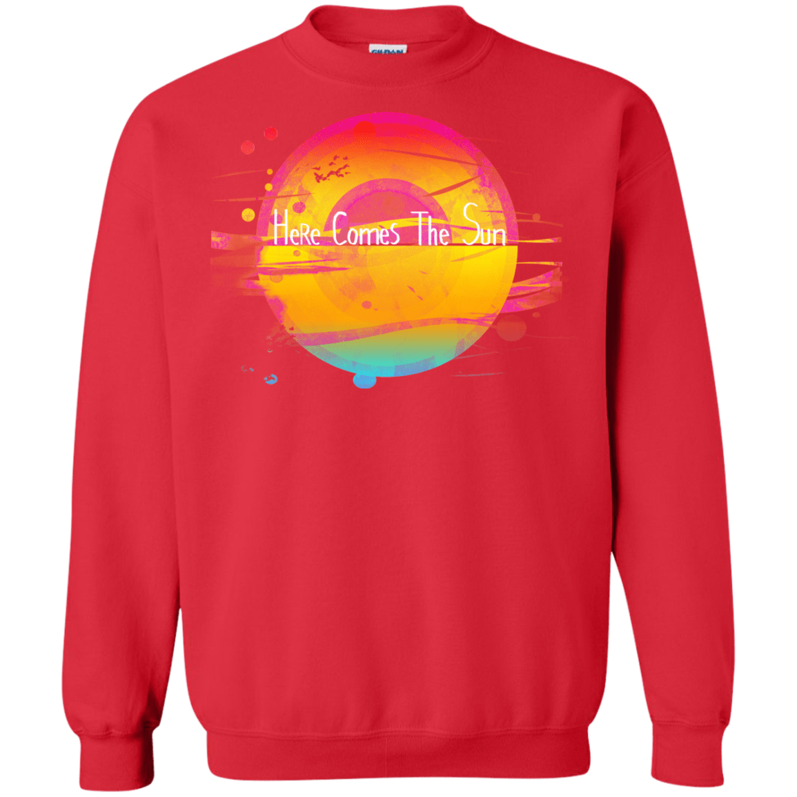 Sweatshirts Red / S Here Comes The Sun (2) Crewneck Sweatshirt