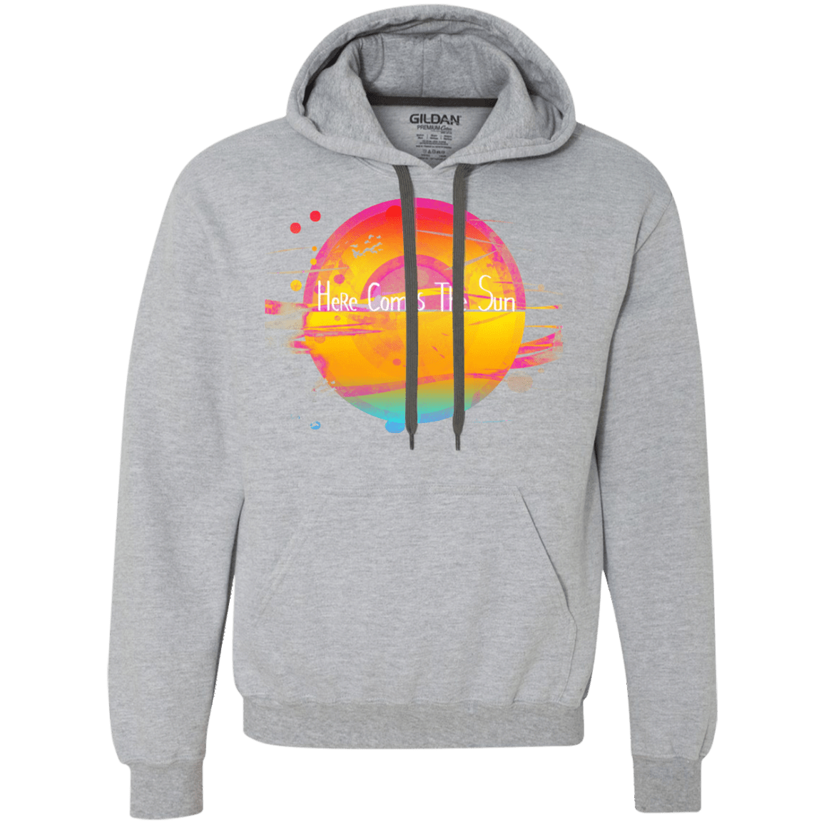 Sweatshirts Sport Grey / S Here Comes The Sun (2) Premium Fleece Hoodie