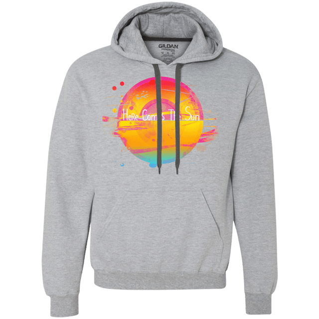 Sweatshirts Sport Grey / S Here Comes The Sun (2) Premium Fleece Hoodie