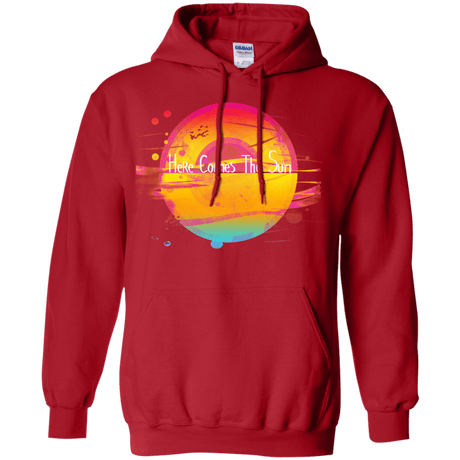 Sweatshirts Red / S Here Comes The Sun (2) Pullover Hoodie