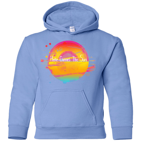 Sweatshirts Carolina Blue / YS Here Comes The Sun (2) Youth Hoodie