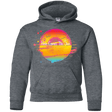 Sweatshirts Dark Heather / YS Here Comes The Sun (2) Youth Hoodie