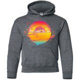 Sweatshirts Dark Heather / YS Here Comes The Sun (2) Youth Hoodie