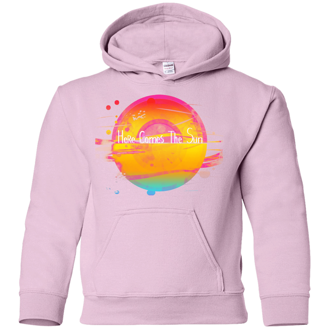 Sweatshirts Light Pink / YS Here Comes The Sun (2) Youth Hoodie