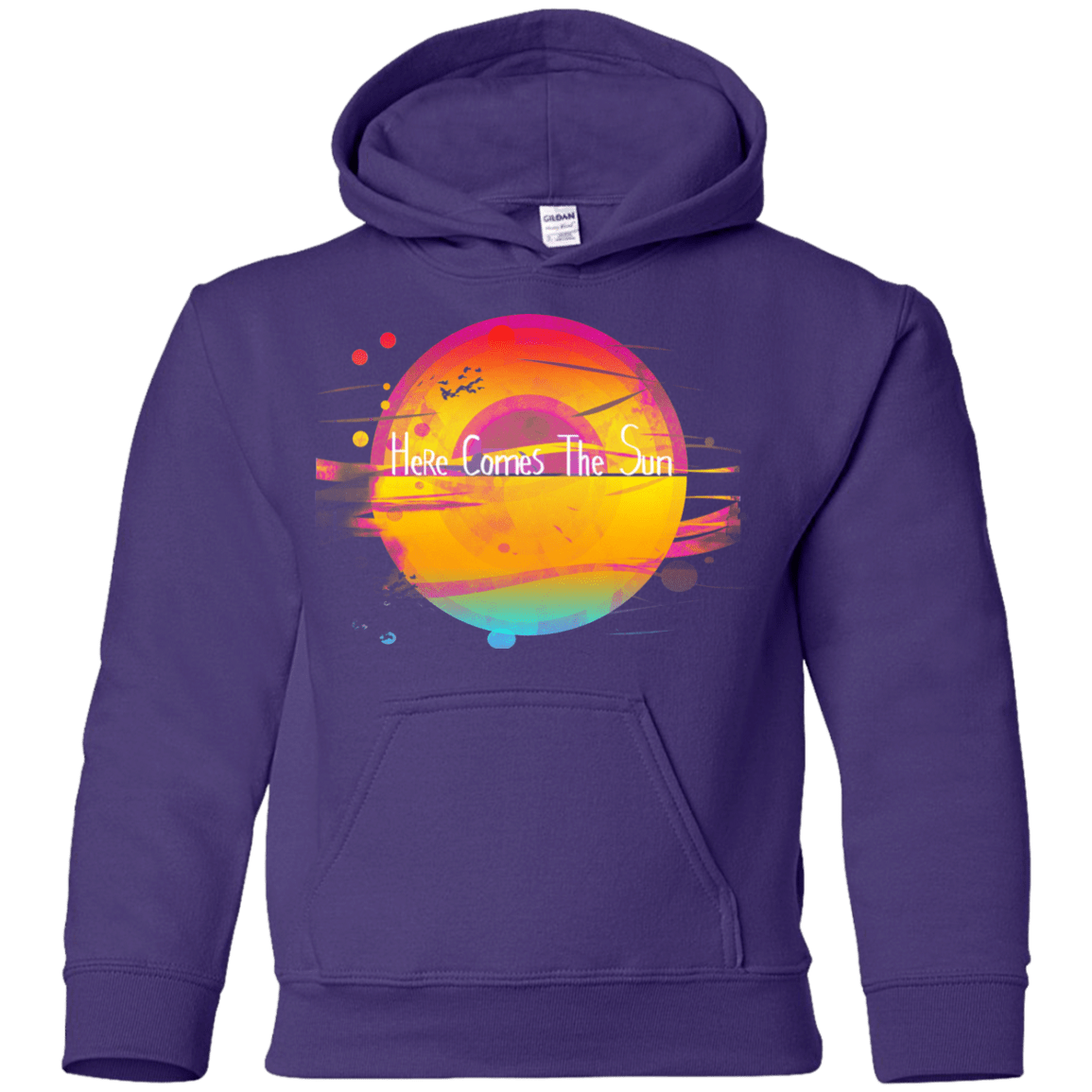 Sweatshirts Purple / YS Here Comes The Sun (2) Youth Hoodie
