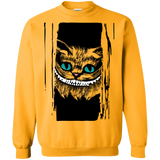 Sweatshirts Gold / S Here's Cheshire Crewneck Sweatshirt