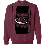 Sweatshirts Maroon / S Here's Cheshire Crewneck Sweatshirt