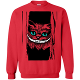 Sweatshirts Red / S Here's Cheshire Crewneck Sweatshirt