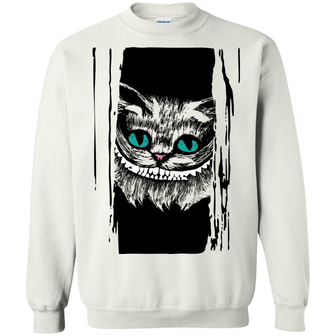 Sweatshirts White / S Here's Cheshire Crewneck Sweatshirt