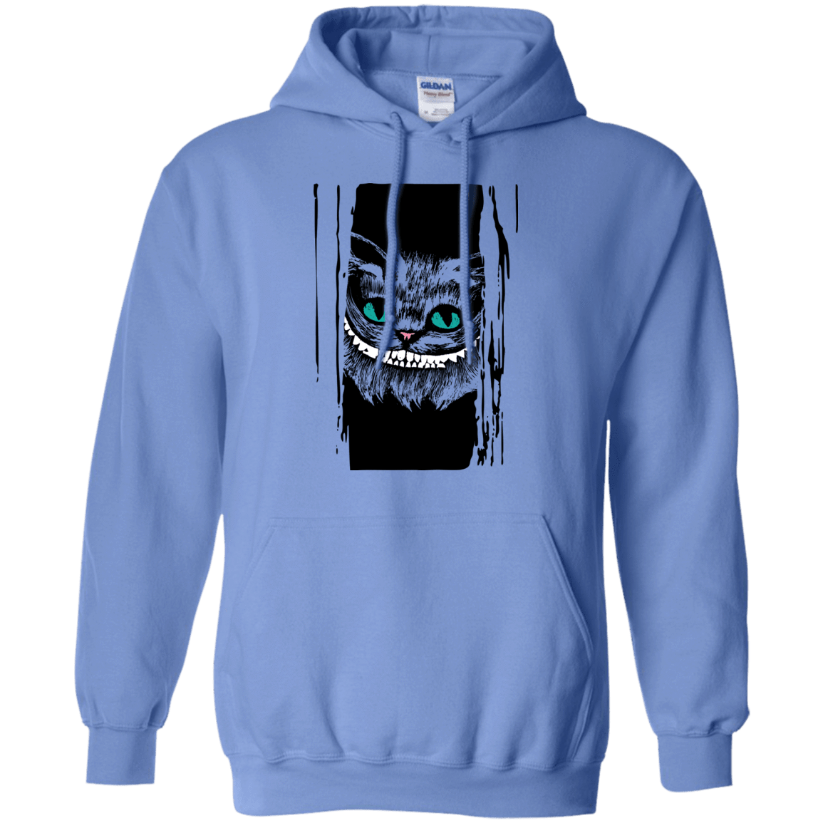 Sweatshirts Carolina Blue / S Here's Cheshire Pullover Hoodie