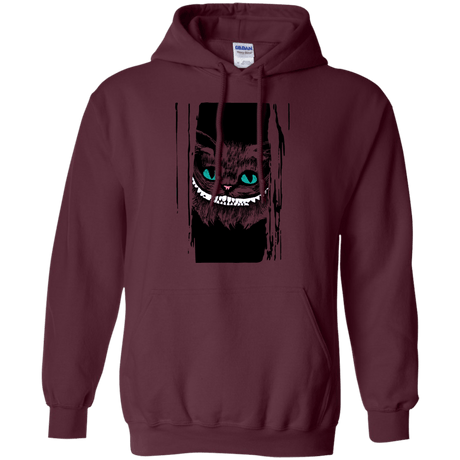 Sweatshirts Maroon / S Here's Cheshire Pullover Hoodie