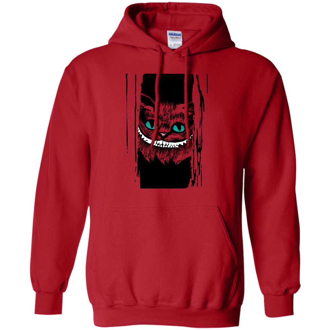 Sweatshirts Red / S Here's Cheshire Pullover Hoodie