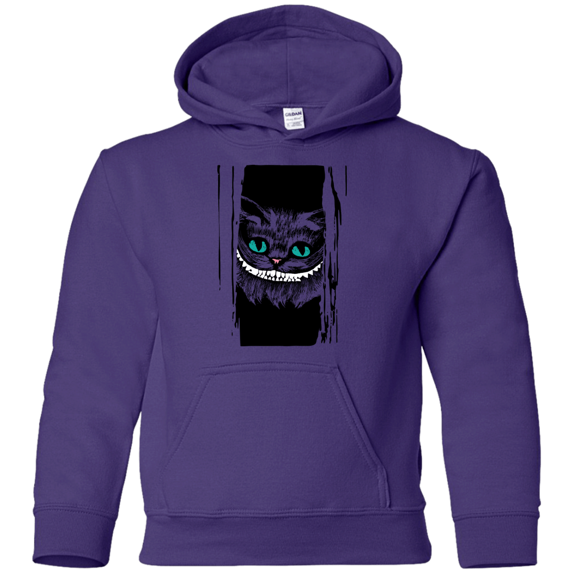 Sweatshirts Purple / YS Here's Cheshire Youth Hoodie