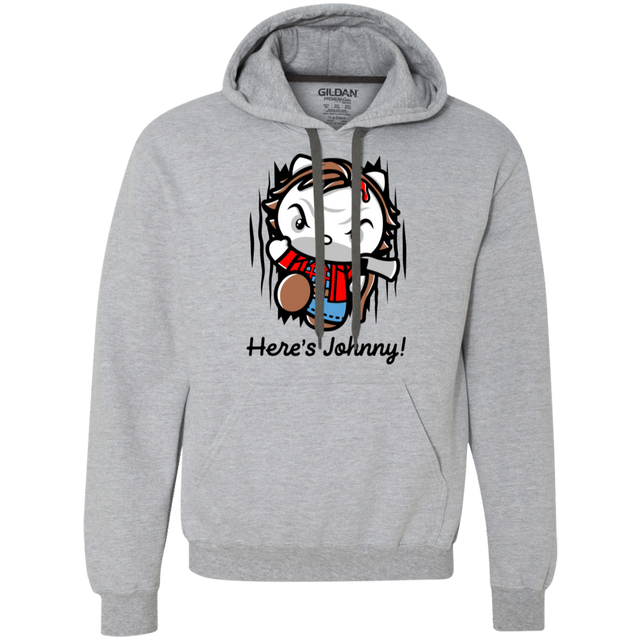 Sweatshirts Sport Grey / XL Heres Johnny Kitty Premium Fleece Hoodie