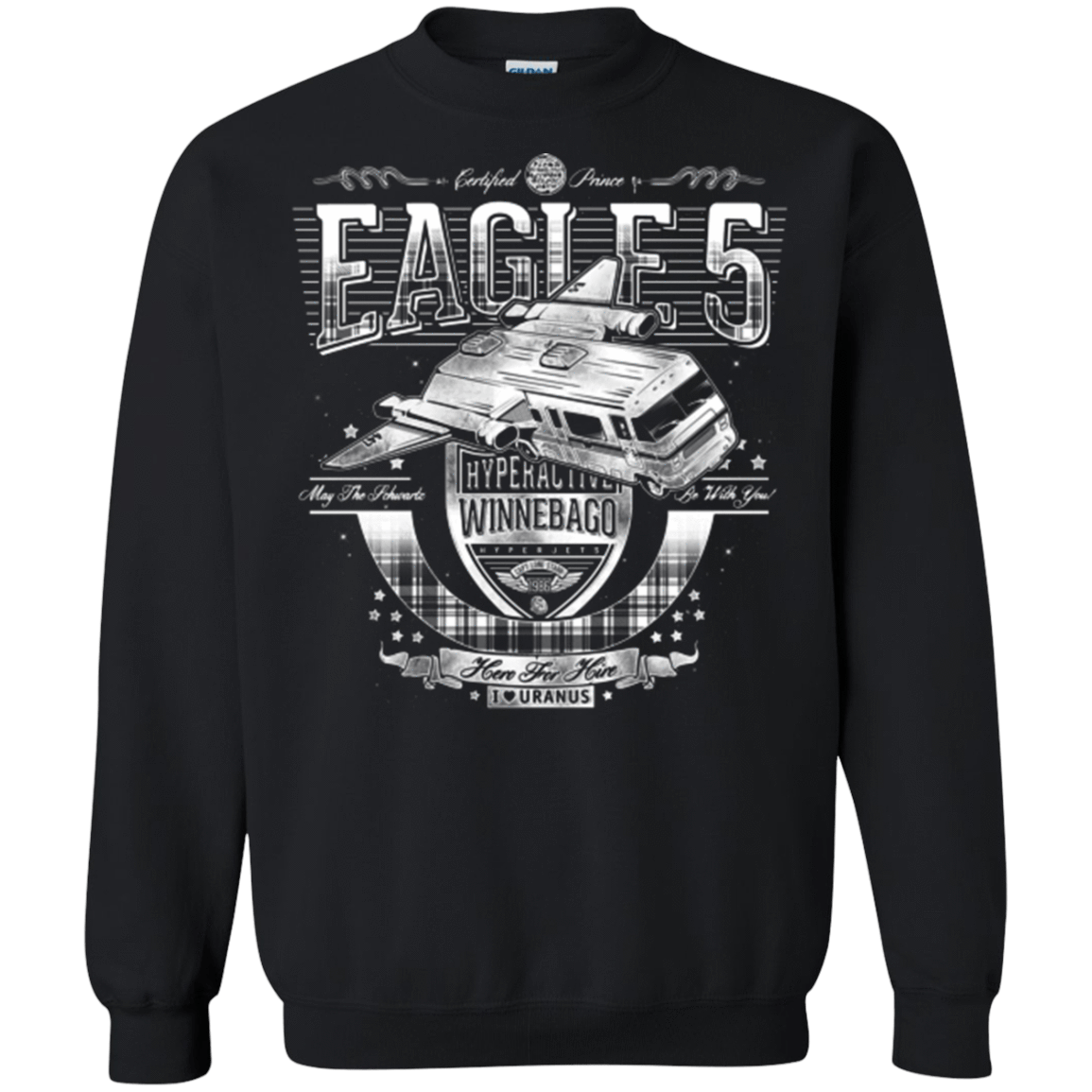 Sweatshirts Black / Small Hero 4 Hire Crewneck Sweatshirt