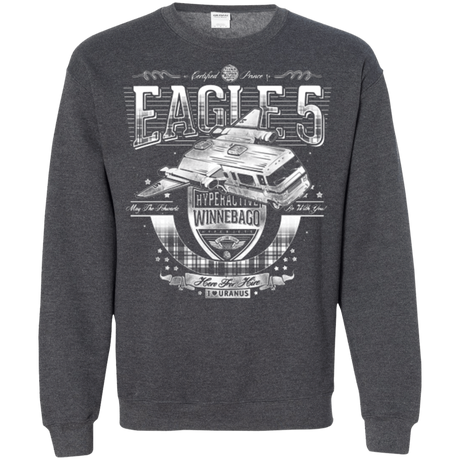 Sweatshirts Dark Heather / Small Hero 4 Hire Crewneck Sweatshirt