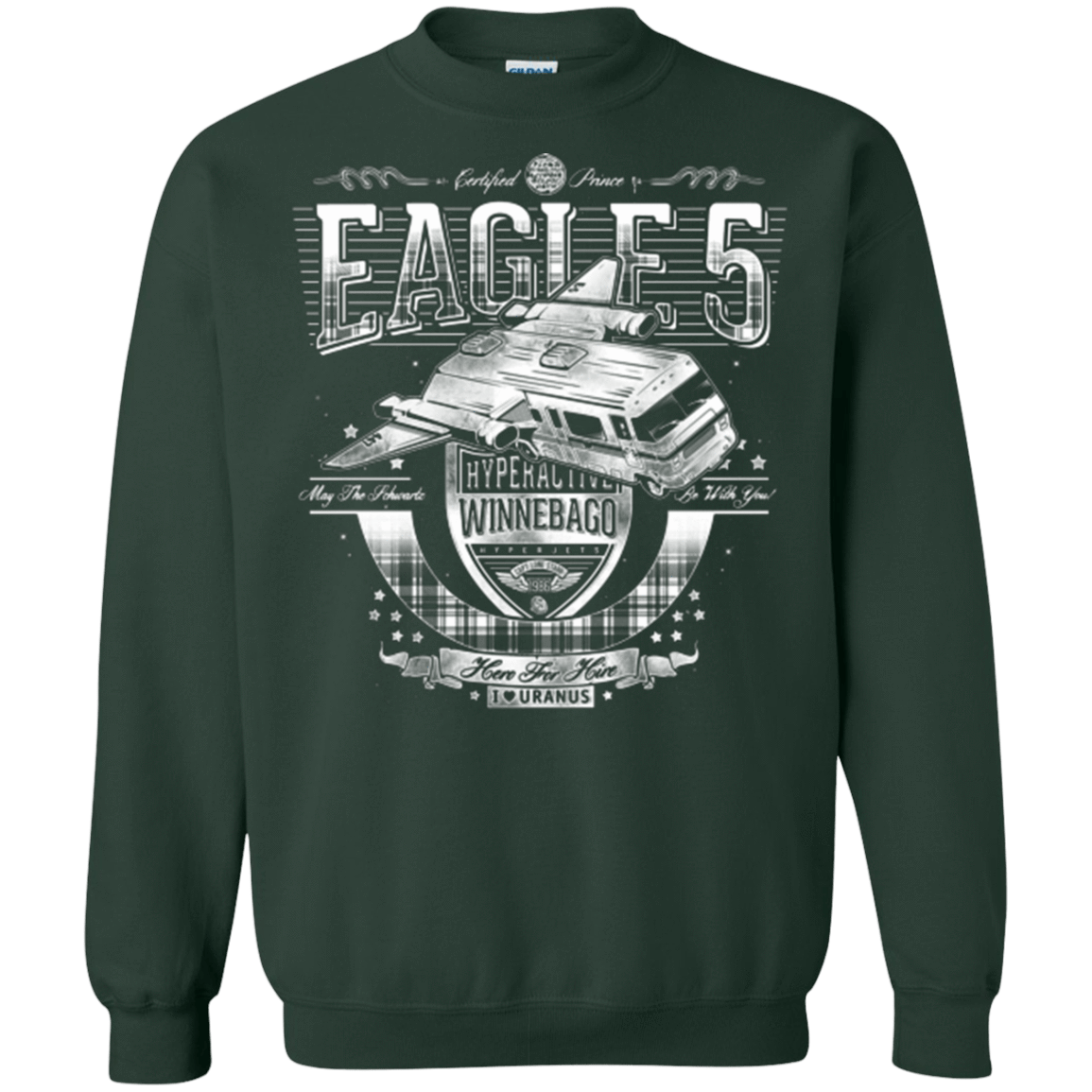 Sweatshirts Forest Green / Small Hero 4 Hire Crewneck Sweatshirt