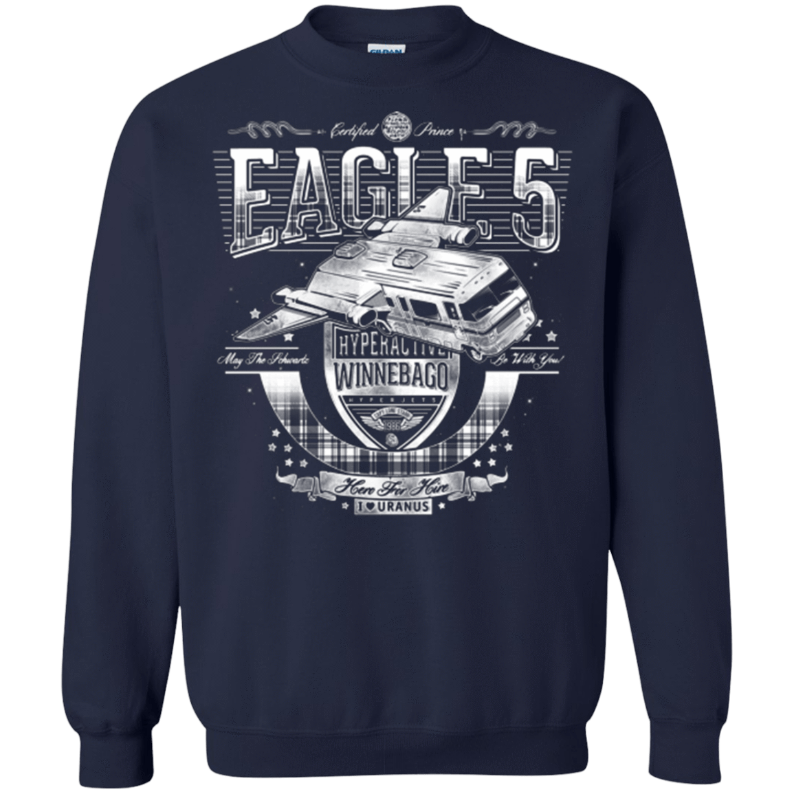 Sweatshirts Navy / Small Hero 4 Hire Crewneck Sweatshirt