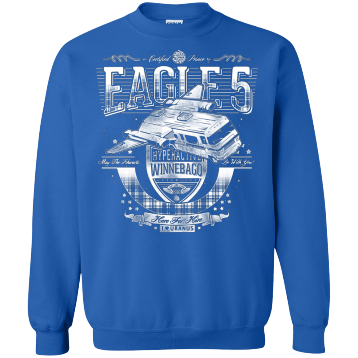 Sweatshirts Royal / Small Hero 4 Hire Crewneck Sweatshirt